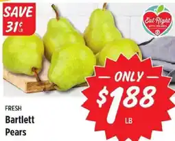 Rouses Fresh Bartlett Pears offer