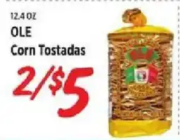 Rouses Ole corn tostadas offer