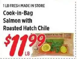 Rouses Cook-in-Bag Salmon with Roasted Hatch Chile offer