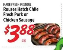 Rouses Rouses Hatch Chile Fresh Pork or Chicken Sausage offer
