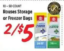 Rouses Rouses Storage or Freezer Bags offer