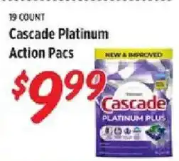 Rouses Cascade Platinum Action Pacs offer