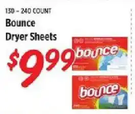 Rouses Bounce Dryer Sheets offer