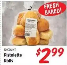 Rouses Pistolette Rolls offer