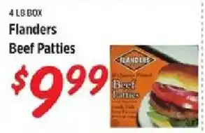 Rouses Flanders beef patties offer