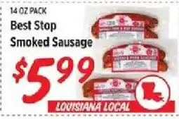 Rouses Best Stop Smoked Sausage offer