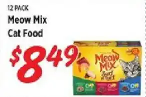 Rouses Meow Mix Cat Food offer