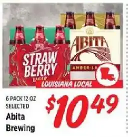 Rouses Abita Brewing Strawberry Lager offer