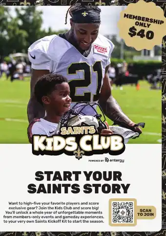 Rouses Saints Kids Club offer