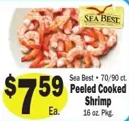 Sellers Bros Sea Best Peeled Cooked Shrimp offer
