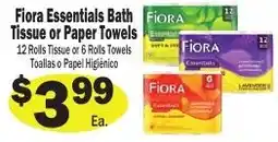 Sellers Bros Flora Essentials Bath Tissue or Paper Towels offer