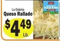 Sellers Bros La Ordeña Queso Rallado offer