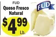 Sellers Bros Fud queso fresco natural offer