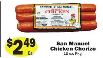 Sellers Bros San Manuel Chicken Chorizo offer
