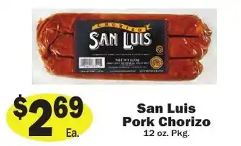 Sellers Bros San Luis Pork Chorizo offer