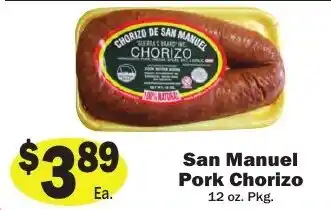 Sellers Bros San Manuel Pork Chorizo offer