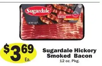 Sellers Bros Sugardale hickory smoked bacon offer