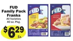 Sellers Bros Fud family pack franks offer