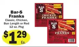 Sellers Bros Bar-S Franks offer