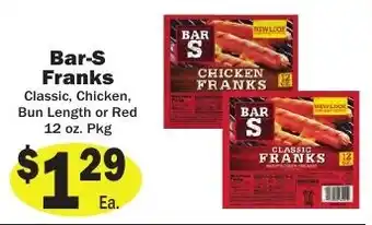 Sellers Bros Bar-S Franks offer