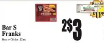 Baja Ranch Bar S Franks offer