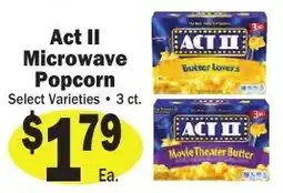 Sellers Bros Act II Microwave Popcorn offer