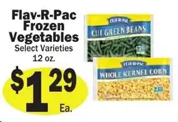 Sellers Bros Flav-R-Pac frozen vegetables offer