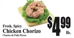 Baja Ranch Fresh Spicy Chicken Chorizo offer