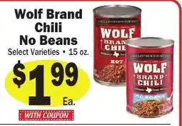 Sellers Bros Wolf Brand Chili No Beans offer