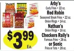 Sellers Bros Arby's curly fries offer