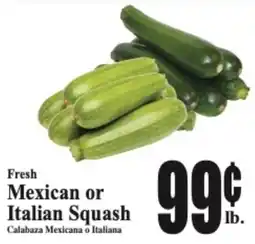 Baja Ranch Fresh Mexican or Italian Squash offer
