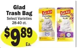 Sellers Bros Glad trash bag offer