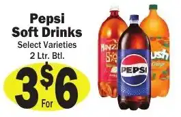 Sellers Bros Pepsi Soft Drinks offer