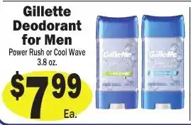 Sellers Bros Gillette Deodorant for Men offer