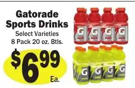 Sellers Bros Gatorade sports drinks offer