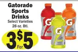 Sellers Bros Gatorade Sports Drinks offer