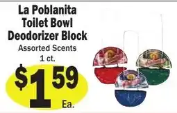 Sellers Bros La Poblanita toilet bowl deodorizer block offer