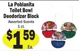 Sellers Bros La Poblanita toilet bowl deodorizer block offer