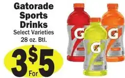 Sellers Bros Gatorade Sports Drinks offer