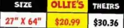 Ollie's CERTIFIED 27 X 64 FAUX WOODS BLINDS offer