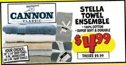 Ollie's CANNON CLASSIC STELLA TOWEL ENSEMBLE offer