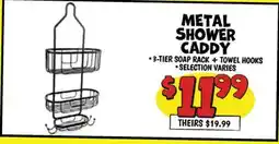 Ollie's METAL SHOWER CADDY offer