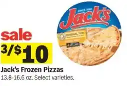 Meijer Jack's frozen pizzas offer