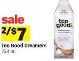 Meijer Too good creamers offer