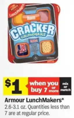 Meijer Armour lunchmakers offer