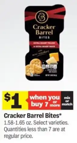 Meijer Cracker barrel bites offer