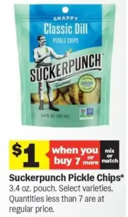 Meijer Suckerpunch pickle chips offer