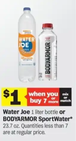 Meijer Water joe or bodyarmor sportwater offer