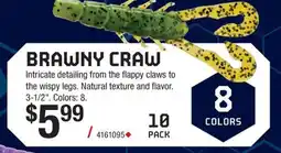 Cabela's BioBait Brawny Craw offer