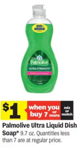 Meijer Palmolive ultra liquid dish soap offer